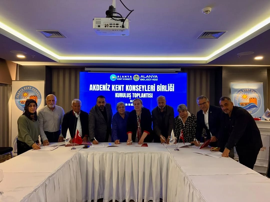 Akdeniz Kent Konseyleri Birligi Alanya’da Kuruldu.